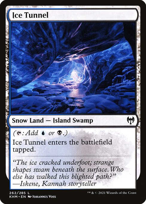 Ice Tunnel - Kaldheim Magic card
