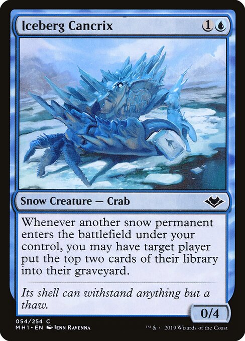 Iceberg Cancrix - Modern Horizons Magic card