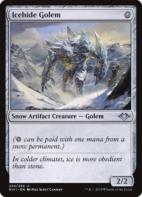 Icehide Golem - Modern Horizons Magic card