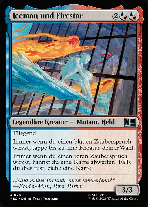 Iceman and Firestar