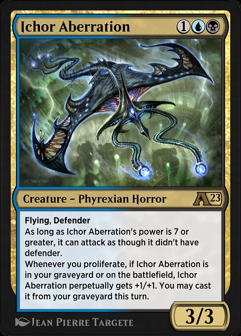 Ichor Aberration - Alchemy: Phyrexia (#23) - Illustrated by J.P. Targete - Magic: The Gathering Card