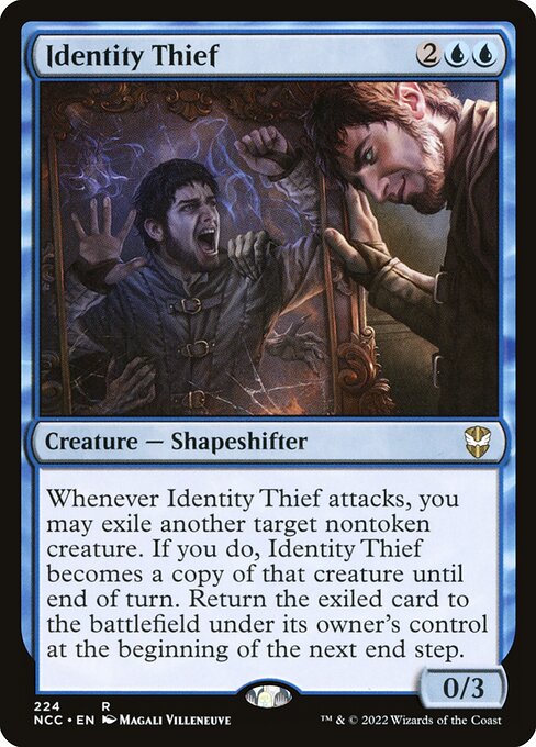 Identity Thief - New Capenna Commander (#224) - Illustrated by Magali Villeneuve - Magic: The Gathering Card