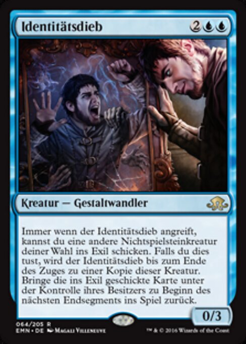 Вор Личности (Identity Thief) - Eldritch Moon (#64) - Illustrated by Magali Villeneuve - Magic: The Gathering Card