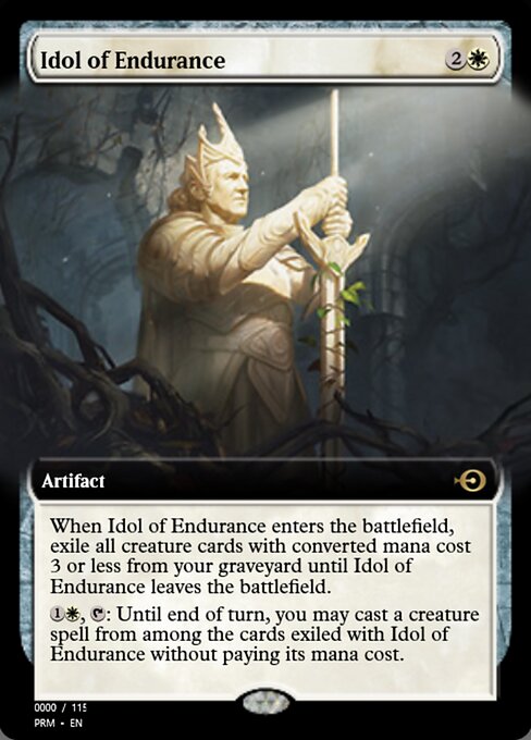 Ídolo de Resistência (Idol of Endurance) - Core Set 2021 (#23) - Illustrated by Kim Sokol - Magic: The Gathering Card