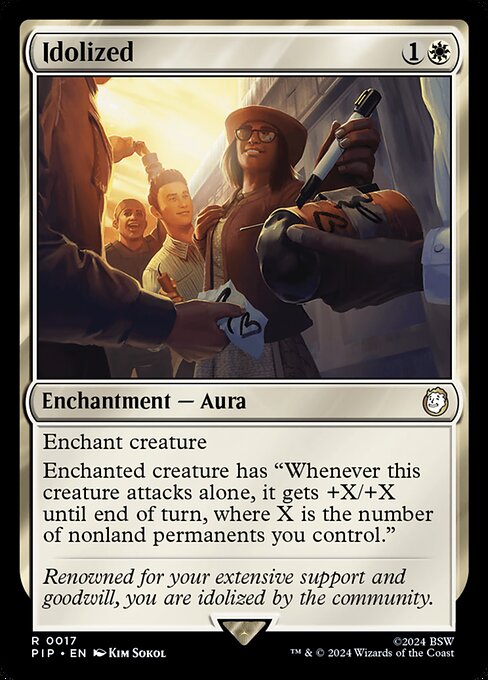 Idolized - Fallout Magic card