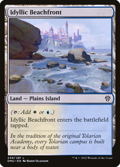 Idyllic Beachfront - Dominaria United Magic card