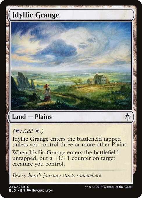 Idyllic Grange - Throne of Eldraine Magic card