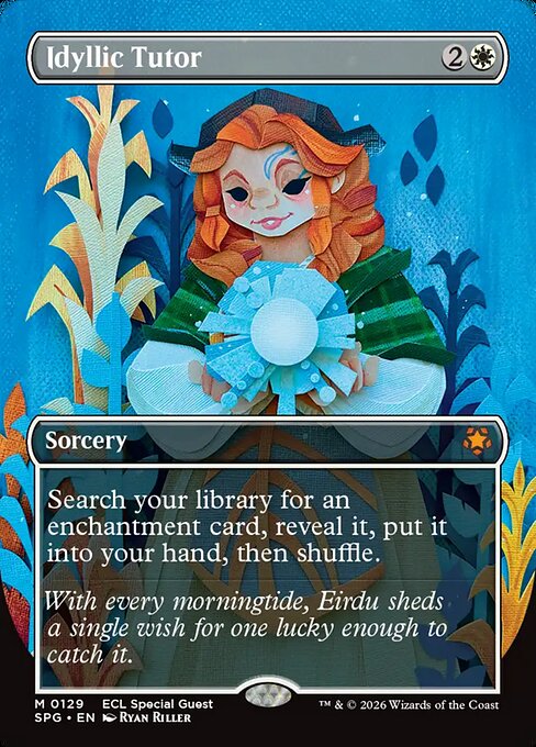 牧歌的な教示者 (Idyllic Tutor) - Special Guests (#129) - Illustrated by Ryan Riller - Magic: The Gathering Card