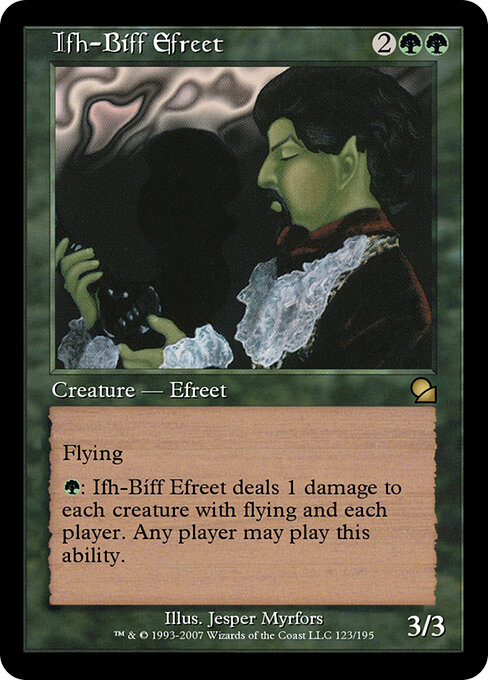 Ifh-Bíff Efreet - Masters Edition Magic card