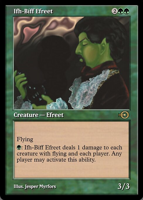 Ifh-Bíff Efreet - Magic Online Promos (#213) - Illustrated by Jesper Myrfors - Magic: The Gathering Card