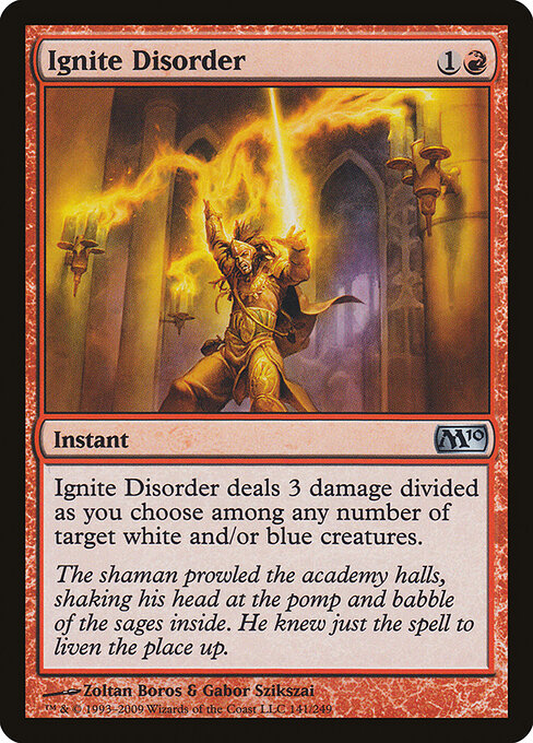 Ignite Disorder - Magic 2010 Magic card