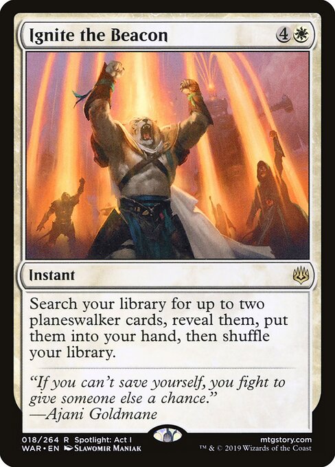 Ignite the Beacon - War of the Spark Magic card