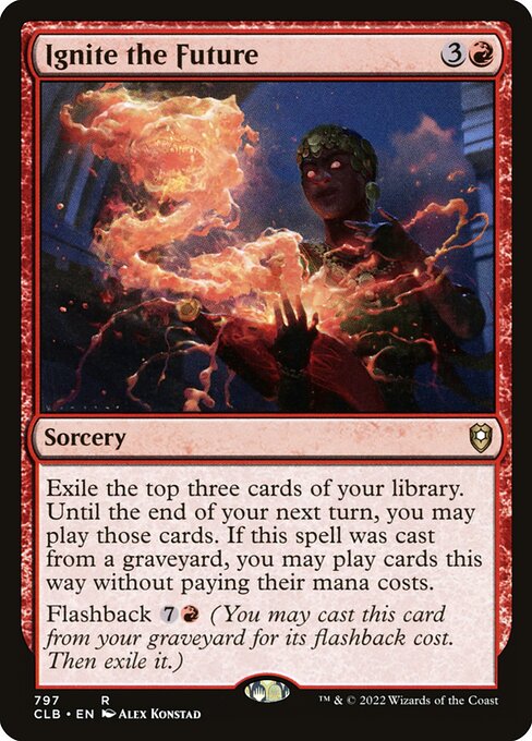 Ignite the Future - Commander Legends: Battle for Baldur's Gate Magic card