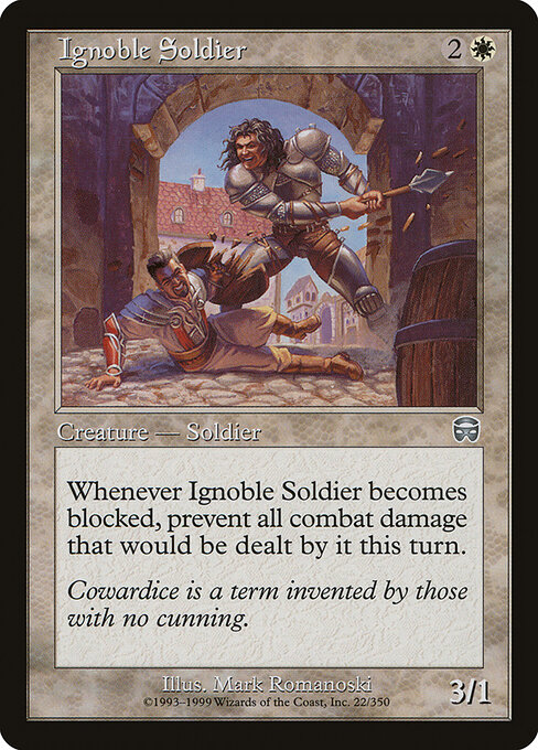 Ignoble Soldier - Mercadian Masques Magic card