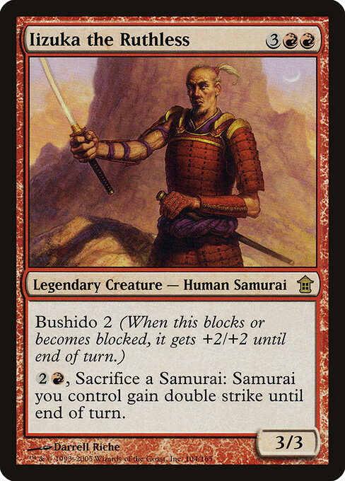 Iizuka the Ruthless - Saviors of Kamigawa Magic card