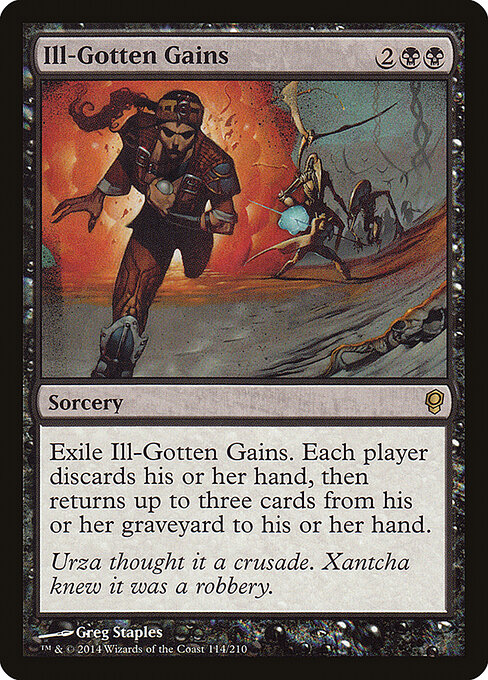 Ill-Gotten Gains - Conspiracy Magic card