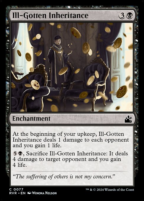Ill-Gotten Inheritance - Ravnica Remastered Magic card