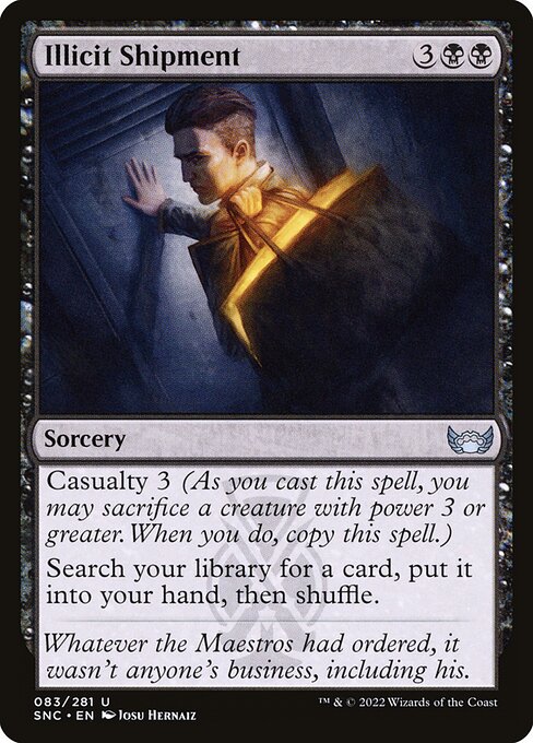 Illicit Shipment - Streets of New Capenna Magic card