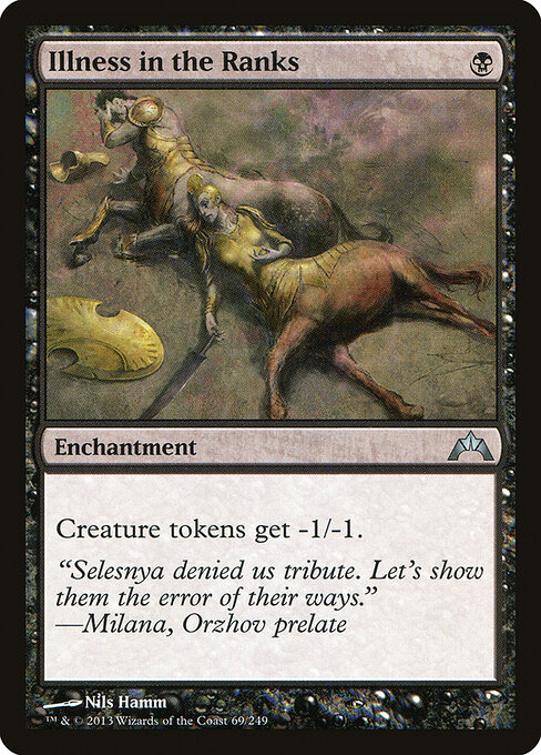 Illness in the Ranks - Gatecrash Magic card
