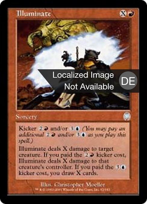 Illuminate - Apocalypse (#63) - Illustrated by Christopher Moeller - Magic: The Gathering Card
