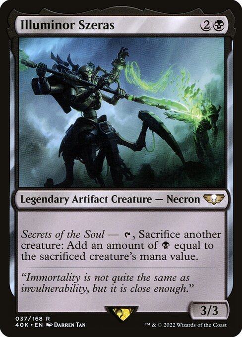 Illuminor Szeras - Warhammer 40,000 Commander Magic card