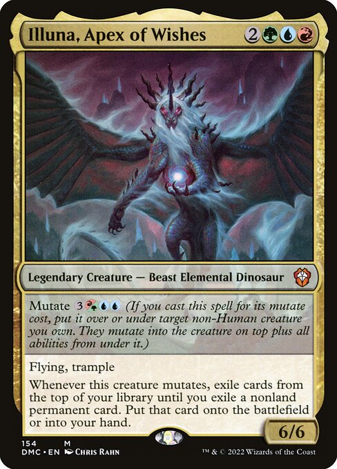 Illuna, Apex of Wishes - Dominaria United Commander Magic card