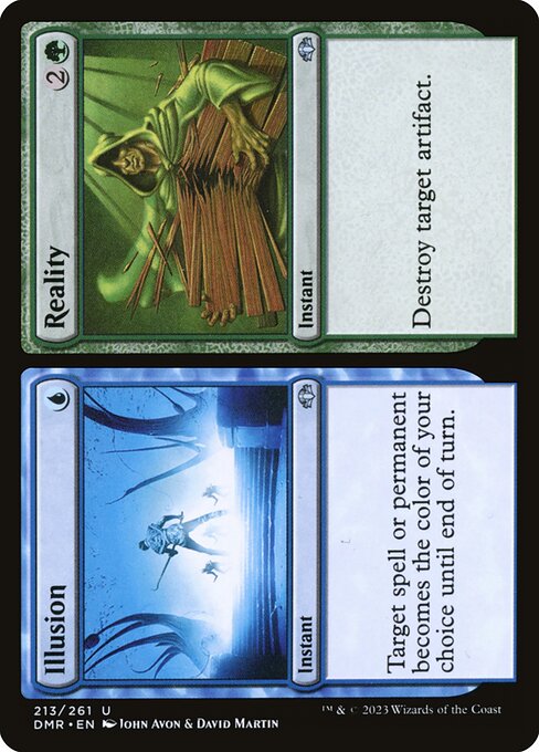 Illusion // Reality - Dominaria Remastered Magic card