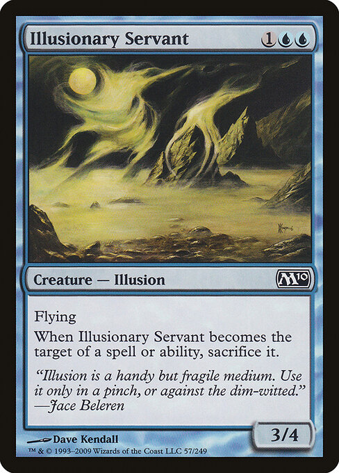 Illusionary Servant - Magic 2010 Magic card