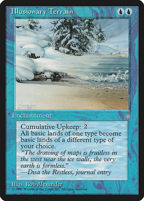 Illusionary Terrain - Ice Age Magic card