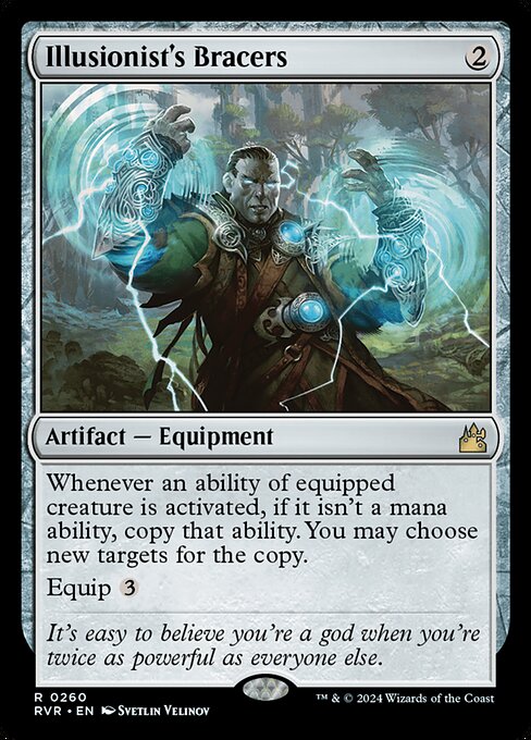 Illusionist's Bracers - Ravnica Remastered Magic card