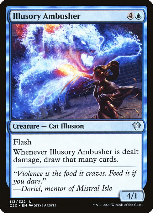 Illusory Ambusher - Commander 2020 Magic card