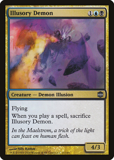 Illusory Demon - Alara Reborn Magic card