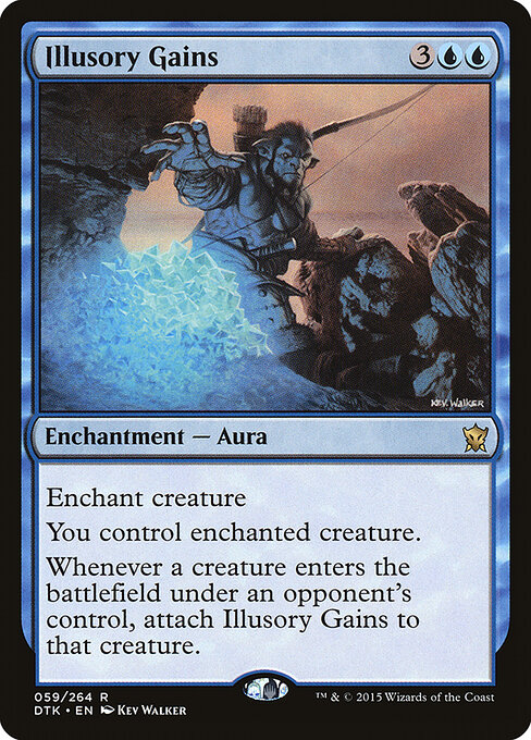 Illusory Gains - Dragons of Tarkir Magic card