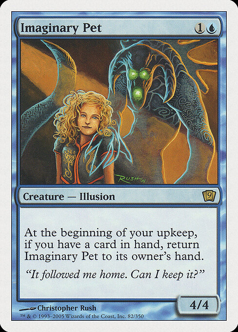 Imaginary Pet - Ninth Edition Magic card