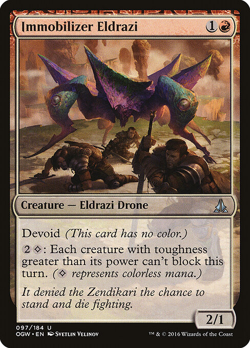Immobilizer Eldrazi - Oath of the Gatewatch Magic card