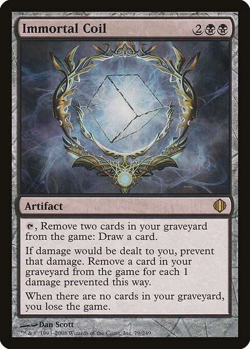 Immortal Coil - Shards of Alara (#79) - Illustrated by Dan Murayama Scott - Magic: The Gathering Card