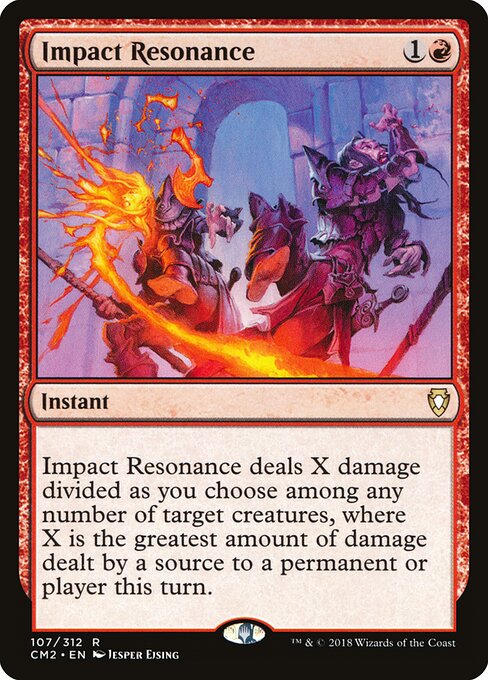 Impact Resonance - Commander Anthology Volume II (#107) - Illustrated by Jesper Ejsing - Magic: The Gathering Card