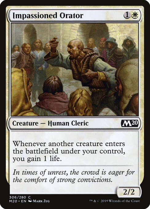 Impassioned Orator - Core Set 2020 Magic card