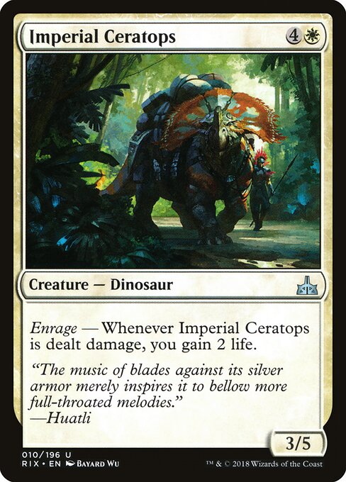 Imperial Ceratops - Rivals of Ixalan Magic card
