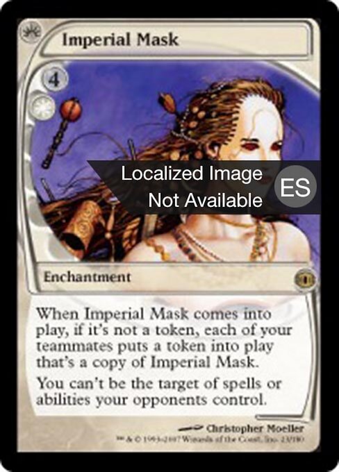 Máscara imperial (Imperial Mask) - Future Sight (#23) - Illustrated by Christopher Moeller - Magic: The Gathering Card
