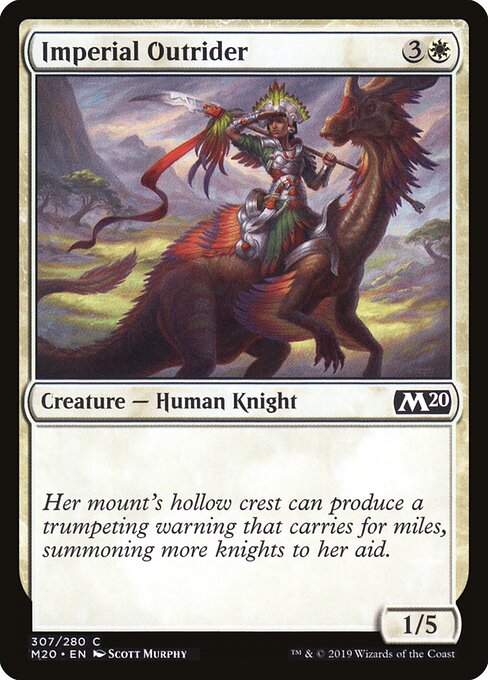Imperial Outrider - Core Set 2020 Magic card