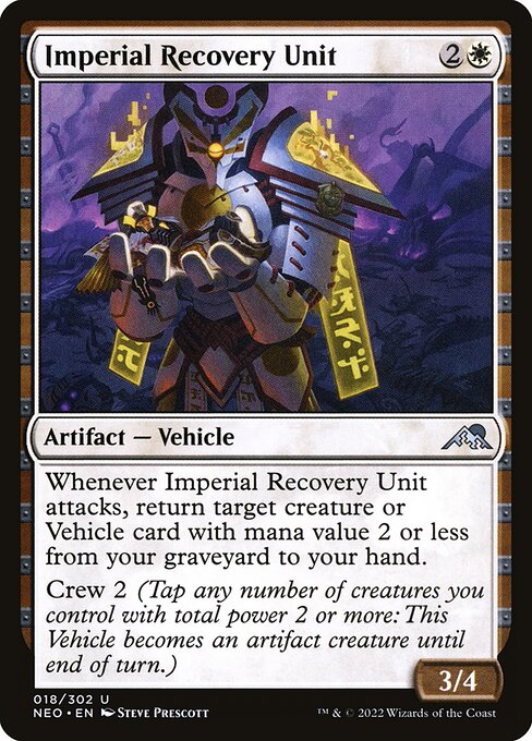 Imperial Recovery Unit - Kamigawa: Neon Dynasty Magic card