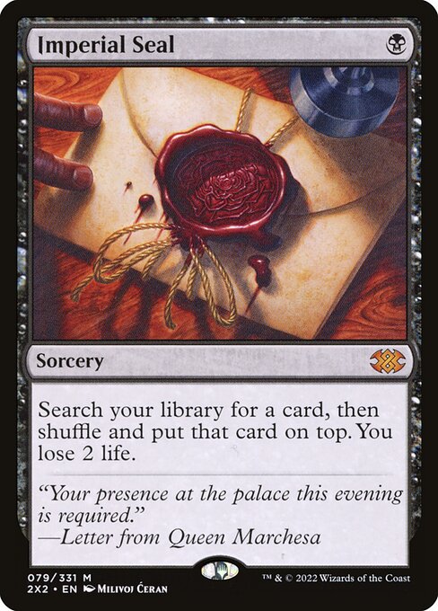 Imperial Seal - Double Masters 2022 Magic card