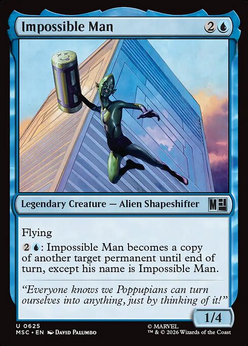 Impossible Man - Marvel Super Heroes Commander Magic card