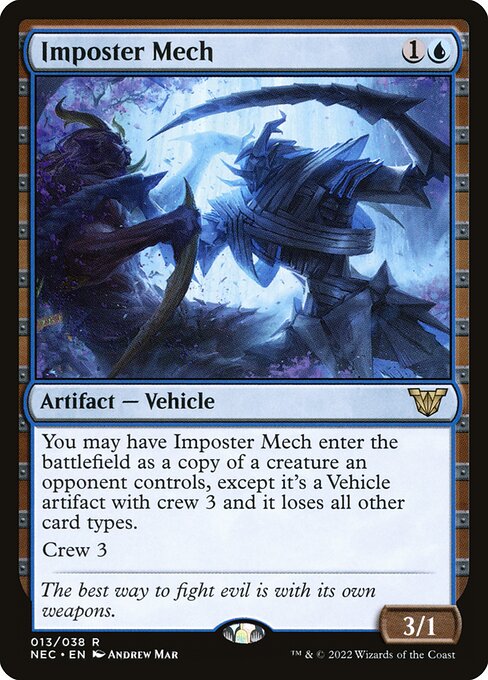 Imposter Mech - Neon Dynasty Commander Magic card