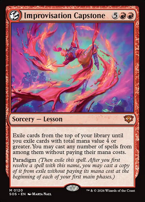 Improvisation Capstone - Secrets of Strixhaven Magic card
