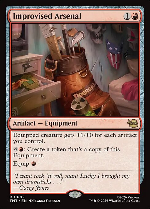 Improvised Arsenal - Teenage Mutant Ninja Turtles Magic card