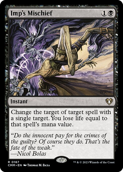 Imp's Mischief - Commander Masters Magic card