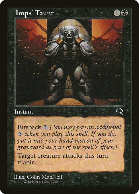 Imps' Taunt - Tempest Magic card