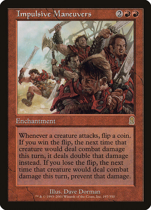 Impulsive Maneuvers - Odyssey (#197) - Illustrated by Dave Dorman - Magic: The Gathering Card